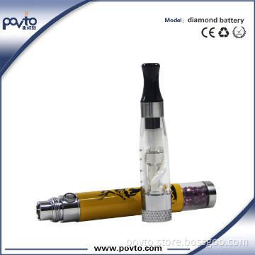colorful high quality  e-cigs battery for lady Diamond Battery